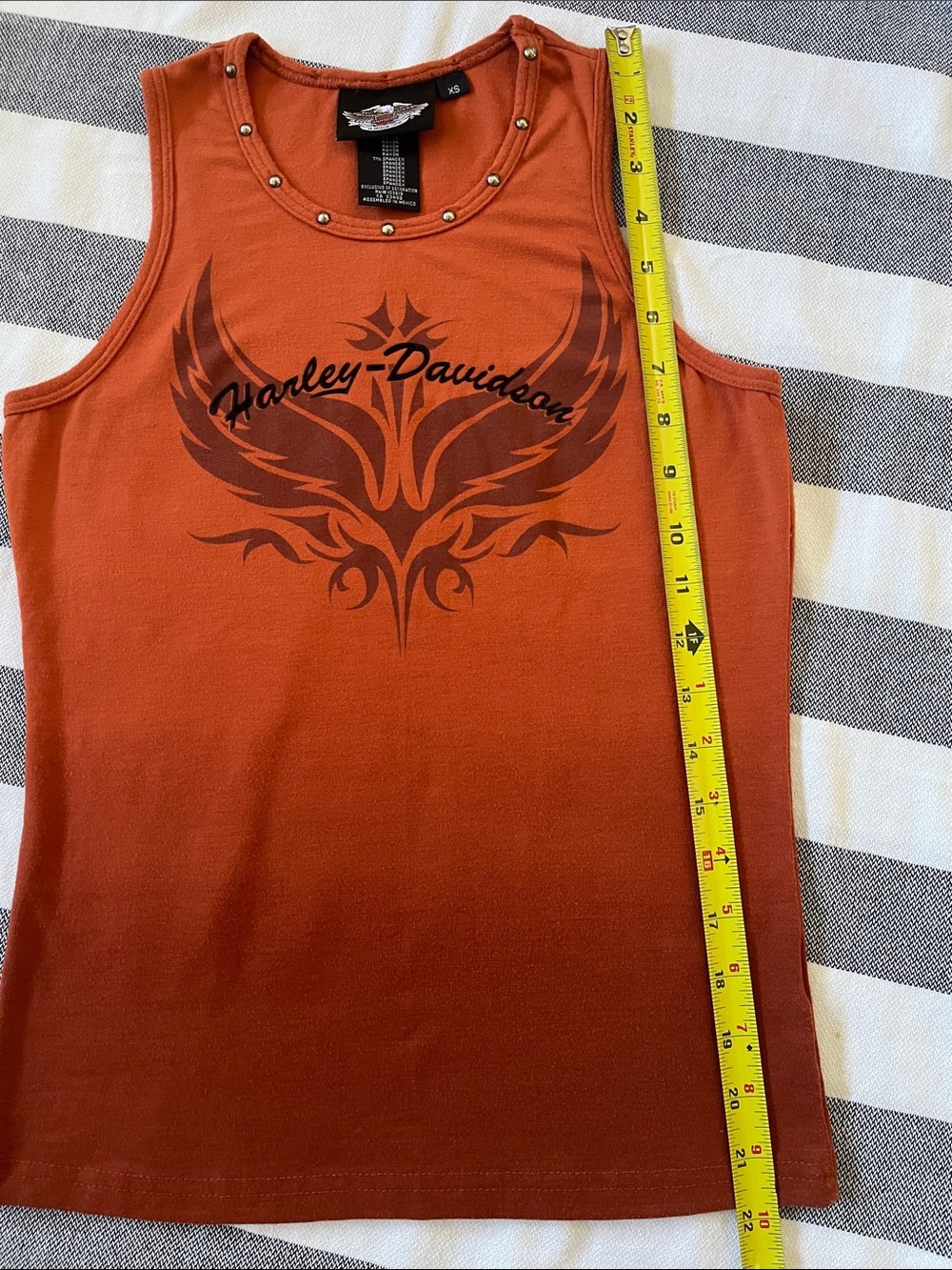 Harley Davidson Racerback Tank Top - Picture 7 of 8